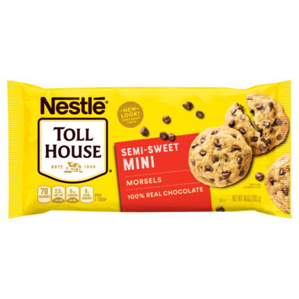 Nestle, Toll House, Semi-Sweet Chocolate Mini Morsels Bag, Case Of 12, 10 Oz