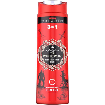 Old Spice Body Wash 400 Ml 3 In 1 White Wolf