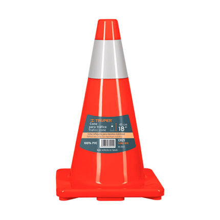 17.7",Safety Cone With Reflective Collar