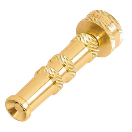 4" Solid Brass Straight Twist Nozzle