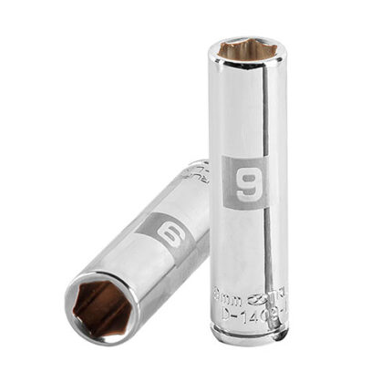 9Mm Long 6-Point Socket 1/4" Drive