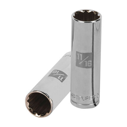 11/16" Long 12-Point Socket 1/2"Drive