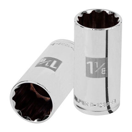 1-1/8" Long 12-Point Socket 1/2"Drive