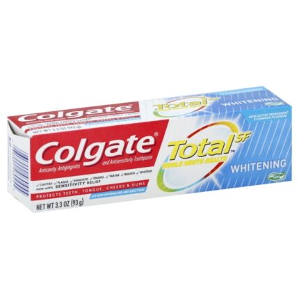 Colgate, Whitening Toothpaste, Case Of 6, 3.3 Oz