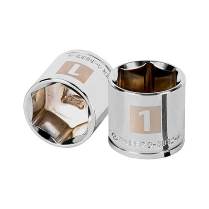 1" 6-Point Socket 3/8" Drive