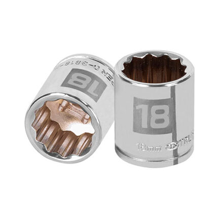 18Mm 12-Point Socket 3/8" Drive