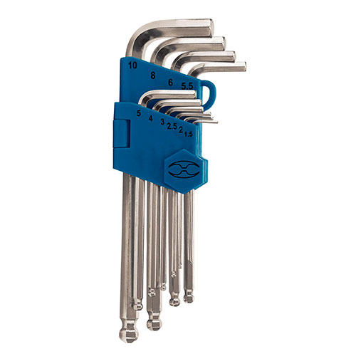 13644.jpg Metric, Ball End, Hex Wrench Set, 10 Pcs - Image 1