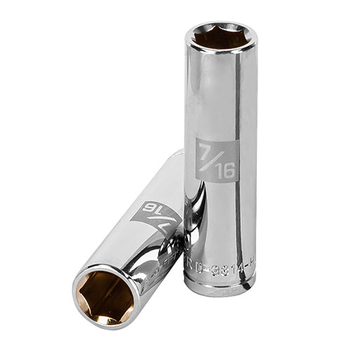 13713.jpg 7/16" Long 6-Point Socket 3/8" Drive - Image 1