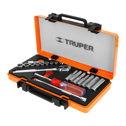 1/4" Drive Socket Wrench Set 21 Pcs