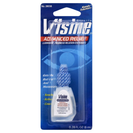 Visine, Advanced Relief Eye Drops, Case Of 4, 0.28 Fl Oz
