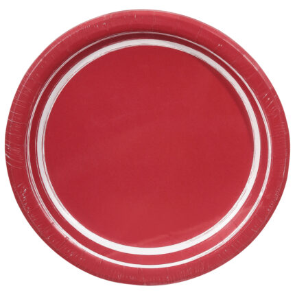 Sensations, Premium Classic Red Plates, Case Of 12, 10 Ct