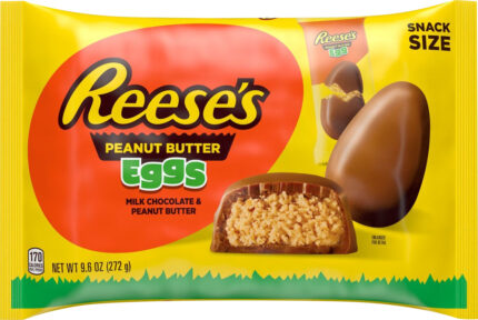 Reese'S, Milk Chocolate Peanut Butter Snack Size Eggs Candy Easter Bag, Case Of 30, 9.6 Oz
