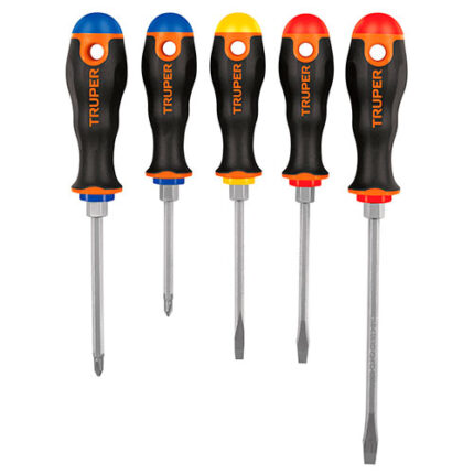 Comfort Grip Screwdriver Set 5 Pcs