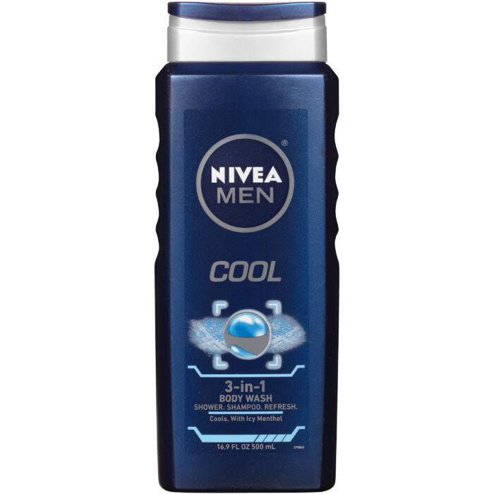 Nivea, Cool 3 In 1 Body Wash, Case Of 3, 16.9 Fl Oz - Image 1