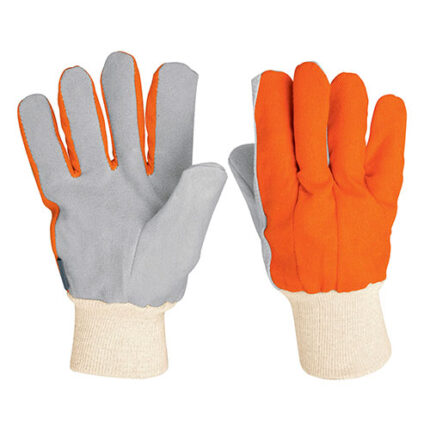 Light Duty Canvas & Leather Gloves