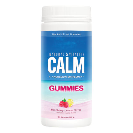 Natrlv Calm,Gummies,Rspbry,Lemon 120 Ct