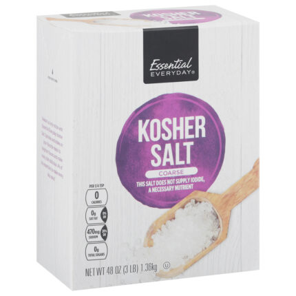 Essential Everyday, Coarse Kosher Salt, Case Of 6, 48 Oz