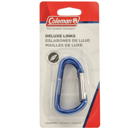 Coleman, Deluxe Links Carabiner - Aluminum, Case Of 8, 1 Ct