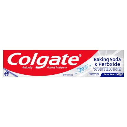 Colgate, Whitening Toothpaste Brisk Mint, Case Of 24, 4 Oz