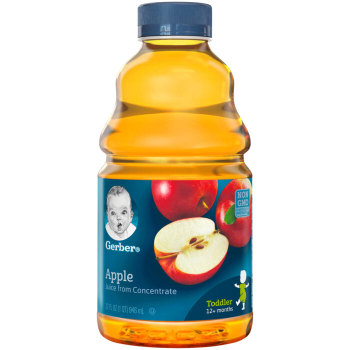 Gerber, Apple Juice Bottle, Case Of 6, 32 Fl Oz - Image 1