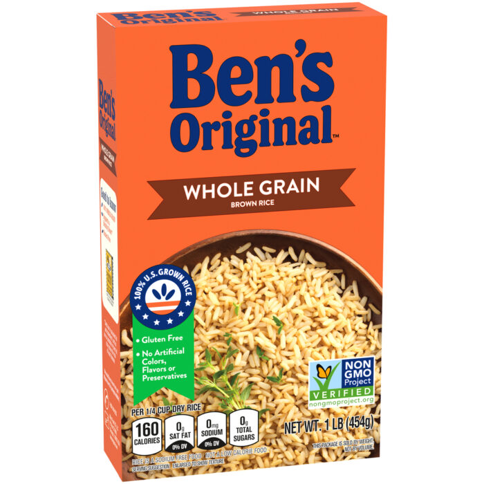 Ben'S Original, Whole Grain Brown Rice Boxed Rice Box, Case Of 12, 1 Lb - Image 1