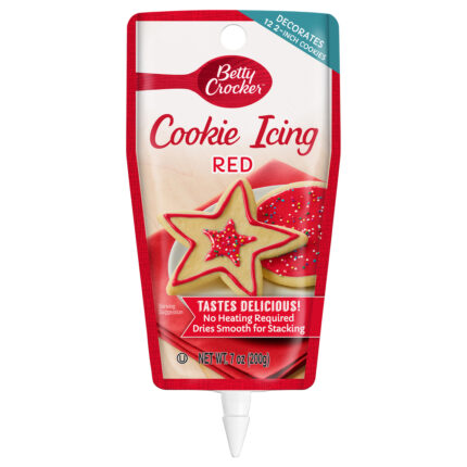 Betty Crocker, Red Cookie Icing, Case Of 6, 7 Oz
