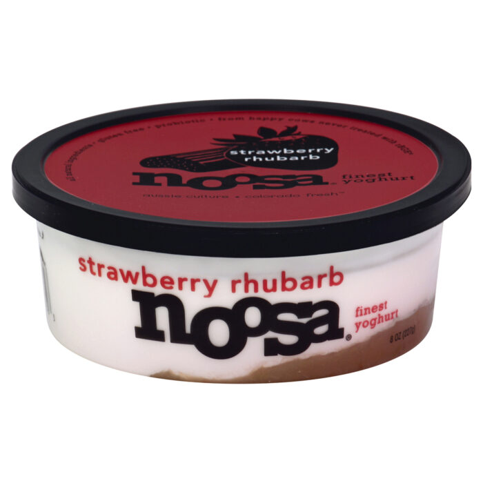 Noosa Yoghurt,Strawbery Rhubarb 8 Oz - Image 1