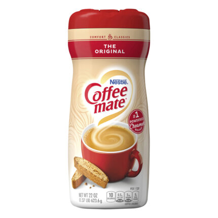 Nestle, Coffee Mate The Original Powder Coffee Creamer Canister, Case Of 12, 22 Oz.
