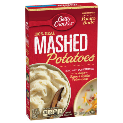 Betty Crocker, 100% Real Mashed Potatoes, Case Of 6, 13.75 Oz