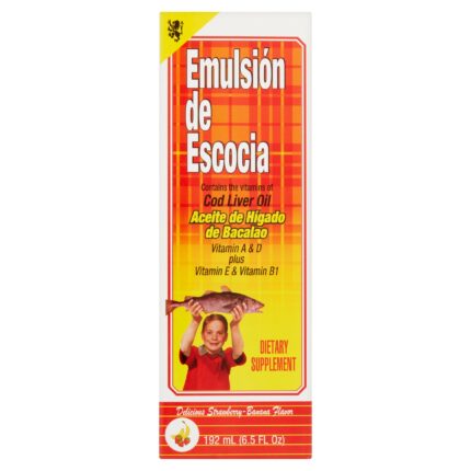 Emles, Cod Liver Oil Strawberry Banana, 1 Each, 6.5 Fl Oz