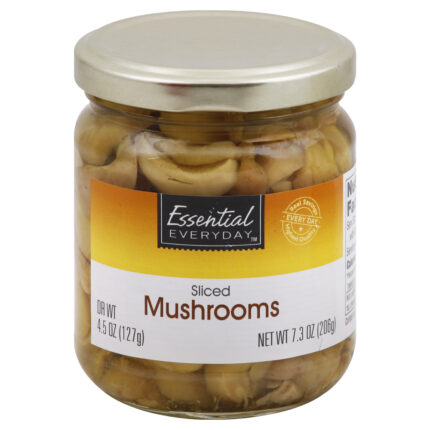 Essential Everyday, Sliced Mushrooms, Case Of 12, 4.5 Oz