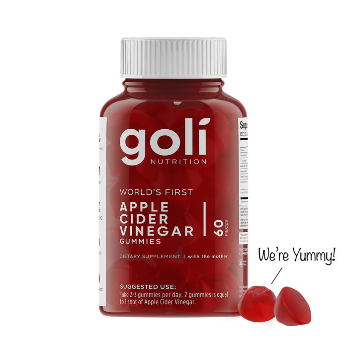 Goli Nutrition, Apple Cider Vinegar Gummies, 1 Each, 60 Ct - Image 1