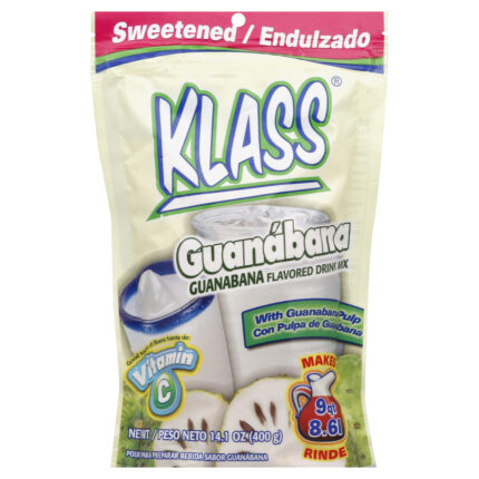 Klass, Guanabana Naturally Flavored Drink Mix, Case Of 18, 15.9 Oz