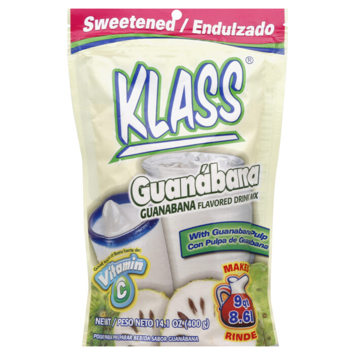 Klass, Guanabana Naturally Flavored Drink Mix, Case Of 18, 15.9 Oz - Image 1