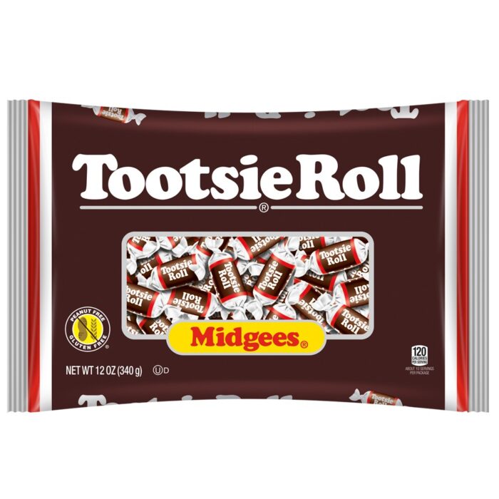 Tootsie Roll, Chocolatey Chewy Midgees Bag, Case Of 24, 12 Oz - Image 1