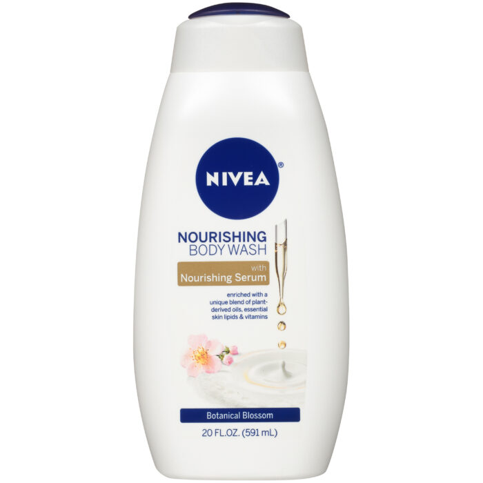 Nivea, Nourishing Botanical Blossom Body Wash With Nourishing Serum, Case Of 3, 20 Fl Oz - Image 1