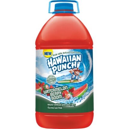 Hawaiian Punch, Watermelon Berry Boom Juice Drink Bottle, Case Of 4, 128 Fl Oz