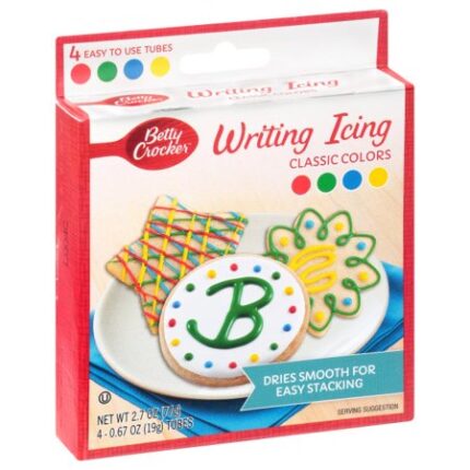Betty Crocker, Writing Icing Classic Colors, Case Of 6, 2.7 Oz