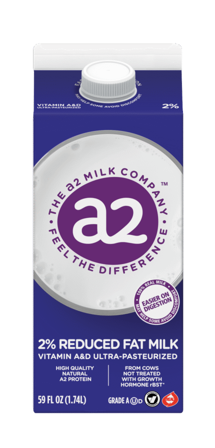 A2 Milk,2% Red Fat,Non Frtfd 59 Fz