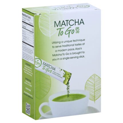 Aiya Tea Stick,Matcha To Go 10 Ct