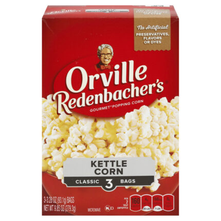 Orville Redenbacher'S, Kettle Corn Classic Bag, Case Of 12, 9.85 Oz