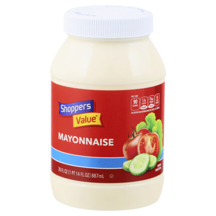 Shoppers Value, Mayonnaise, Case Of 12, 30 Fl Oz