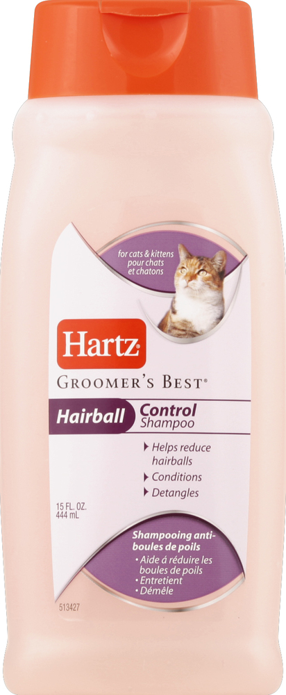 Hartz, Groomer'S Best Shampoo Hairball Control, Case Of 3, 15 Fl Oz