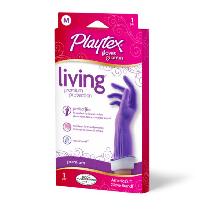 Playtex, Living Premium Protection Gloves Size Medium 1 Pair, Case Of 6, 1 Ct