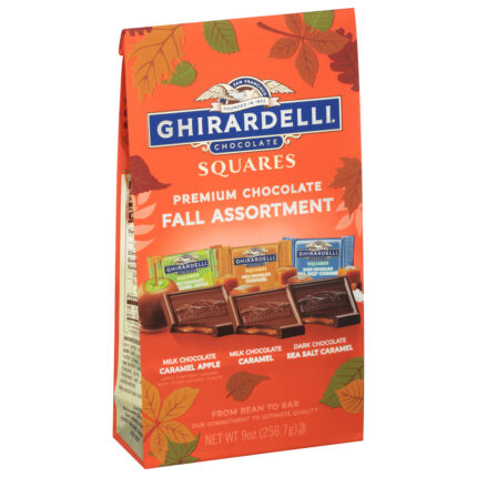Ghirardelli, Premium Chocolate Fall Assortment Squares, Case Of 5, 9 Oz