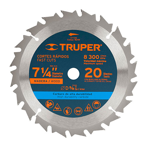 18299.jpg 7-1/4" 20 Teeth Circular Saw Blade - Image 1