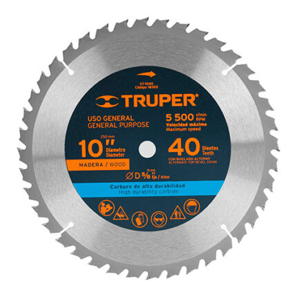 10" 40 Teeth Circular Saw Blade