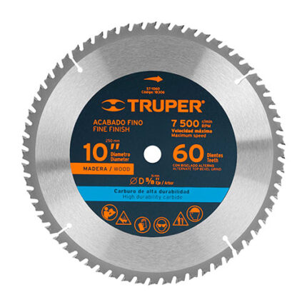 *** 10" 60 Teeth Circular Saw Blade                         Special Order Item (Extended Lead Time 35-50 Days)