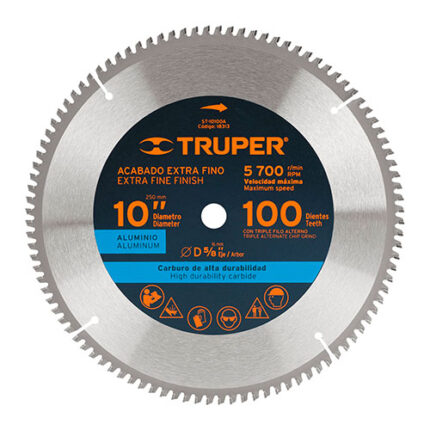 10 X 5/8" 100 Teeth Circular Saw Blade