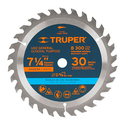 7-1/4" 30 Teeth Circular Saw Blade